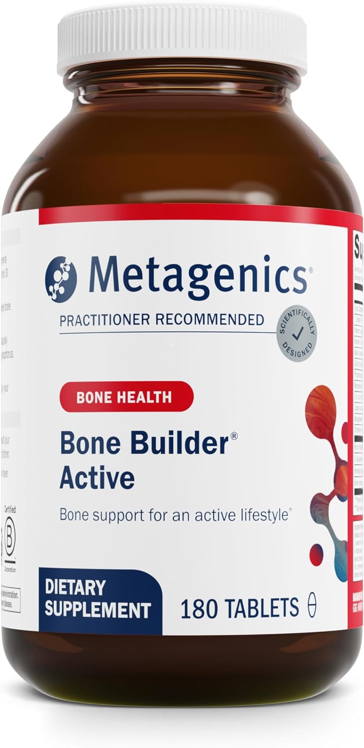 Metagenics Bone Builder Active - 180 Comprimidos (Calcio, Magnesio, Fósforo y Vitamina D)
