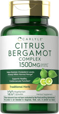 Carlyle Citrus Bergamot Suplemento | 120 Cápsulas | Extracto Complejo | No-GMO, Sin Gluten