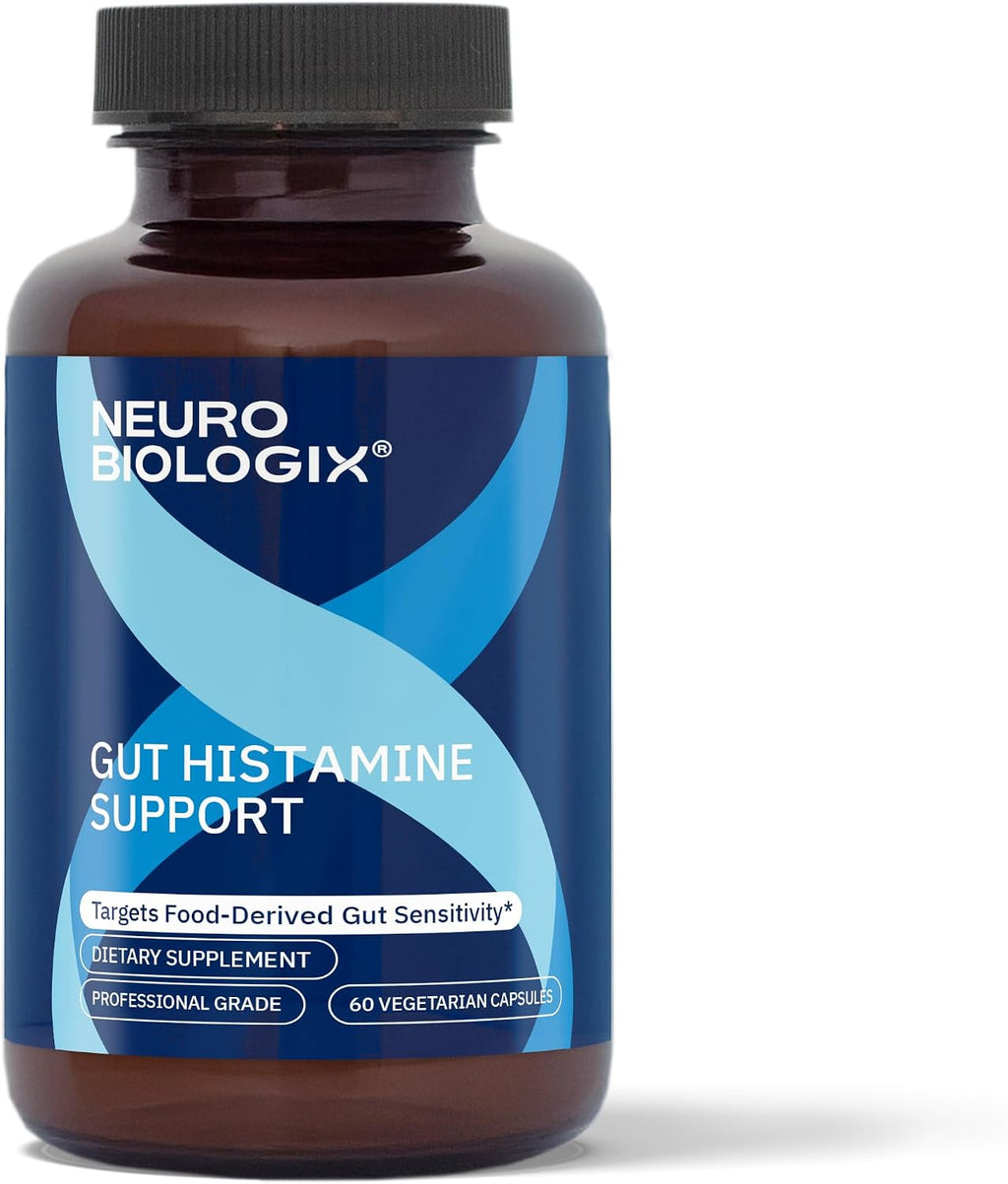 Neurobiologix Gut Histamine Support – Apoyo Digestivo e Inmune con Vitamina C, NAC y Bromelina, Favorece la Respuesta a la Histamina de los Alimentos, 60 Cápsulas Vegetarianas