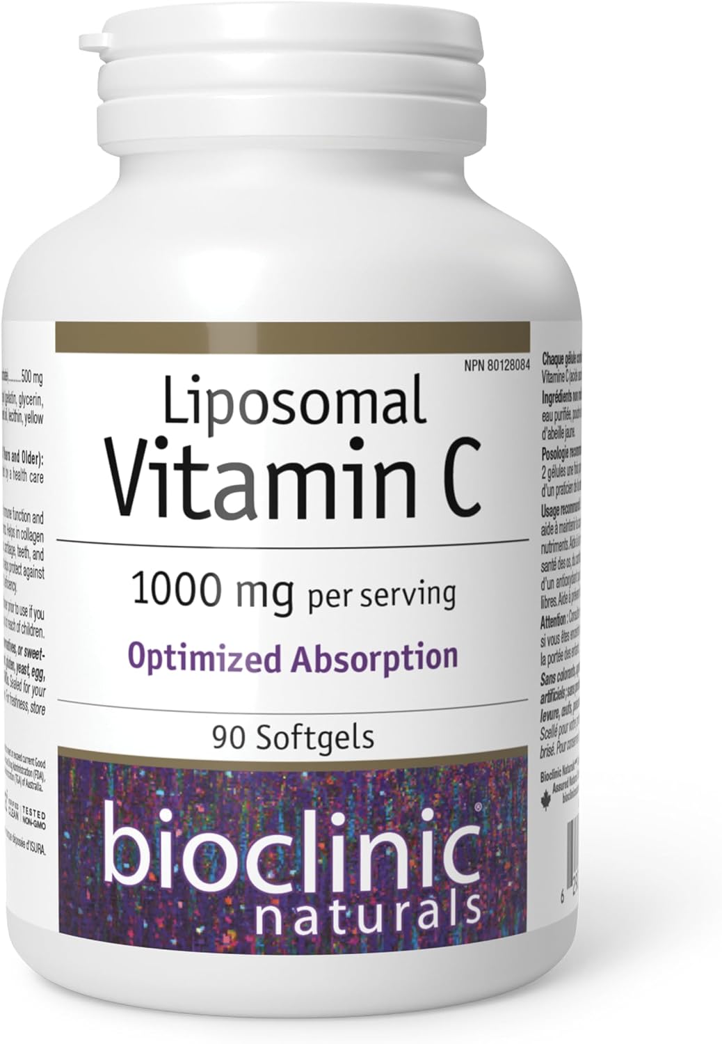 Bioclinic Naturals - Vitamina C Liposomal, 90 Cápsulas Blandas