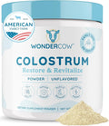 WONDERCOW Calostro Bovino en Polvo – Suplemento de Calostro Integral Puro, Sin Sabor, 60 Dosis