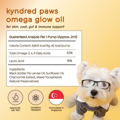 Kyndred Paws Aceite Omega-3-6-9 para Perros, – Salud intestinal: Los ácidos grasos de cadena media son fácilmente – Image 7