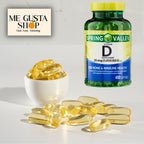Vitamina D3 1000 UI, 450 Cápsulas Blandas + Pastillero - Spring Valley