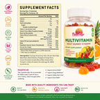 Flamingo Supplements Gomitas Multivitamínicas - 100 Gomitas Multivitamínicas