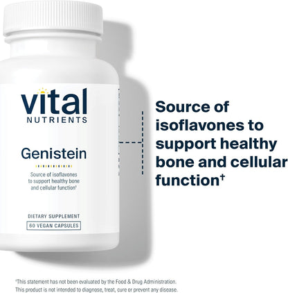 Vital Nutrients Genistein - 60 Cápsulas - Complemento Vegano – Image 6