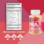 SUKU Multivitamínico Completo para Mujeres - 60 Gominolas sabor Piña y Melocotón