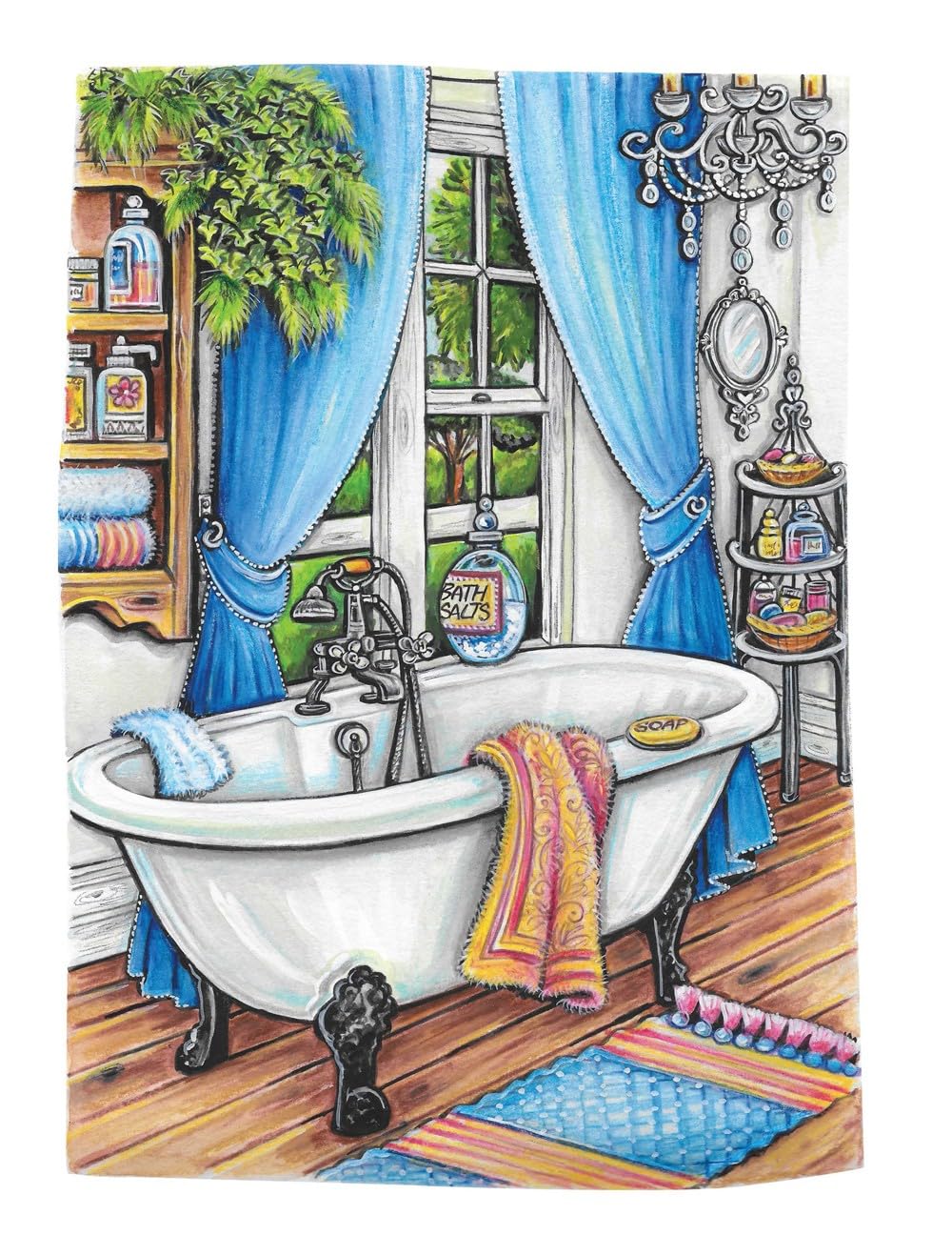 Libro de colorear Creative Haven Hogar Dulce Hogar (Libros de colorear para adultos: Calma)