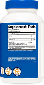 Nutricost Ácido Caprílico 1200mg, 120 Cápsulas Blandas