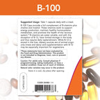 Now Foods B-100, 250 cápsulas (Paquete de 2)