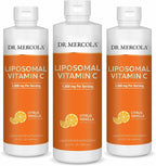 Dr. Mercola Vitamina C Líquida Liposomal con Vitamina E - Sabor Cítrico Vainilla - 450 ml (30 dosis)