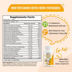 Heivy Multivitamínico Infantil Masticable - 120 Comprimidos