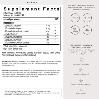 JSHealth Vitamins Fórmula de Salud – Lactobacillus rhamnosus : Una de las cepas más estudiadas, conocida por su – Image 9