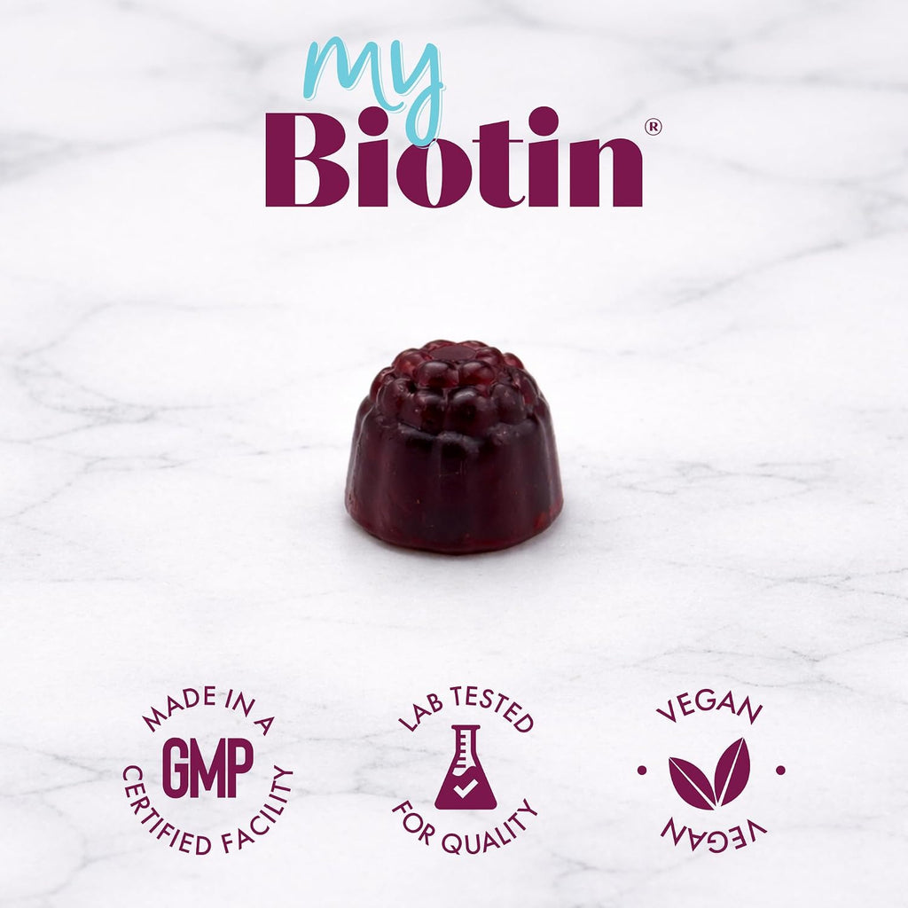 MyBiotin ProClinical Gummies con MB40X y Astaxantina - 30 gominolas sabor baya