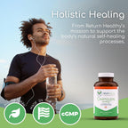 Return Healthy Cryptolepis Synergy – Complemento de apoyo inmunológico, 120 cápsulas