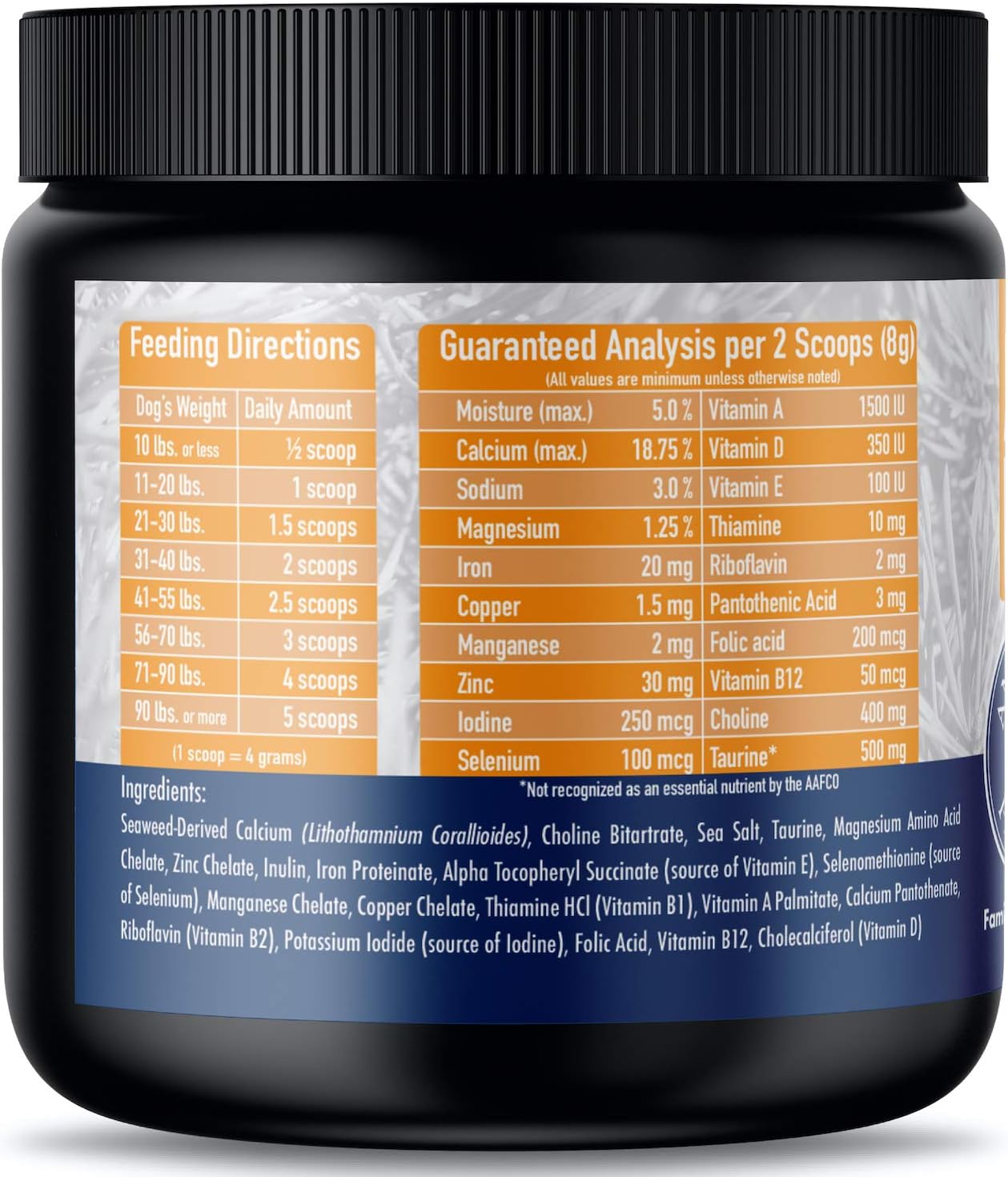 Annamaet Enhance Complemento Vitamínico y Mineral para Perros - Dietas Caseras y Crudas, 240g