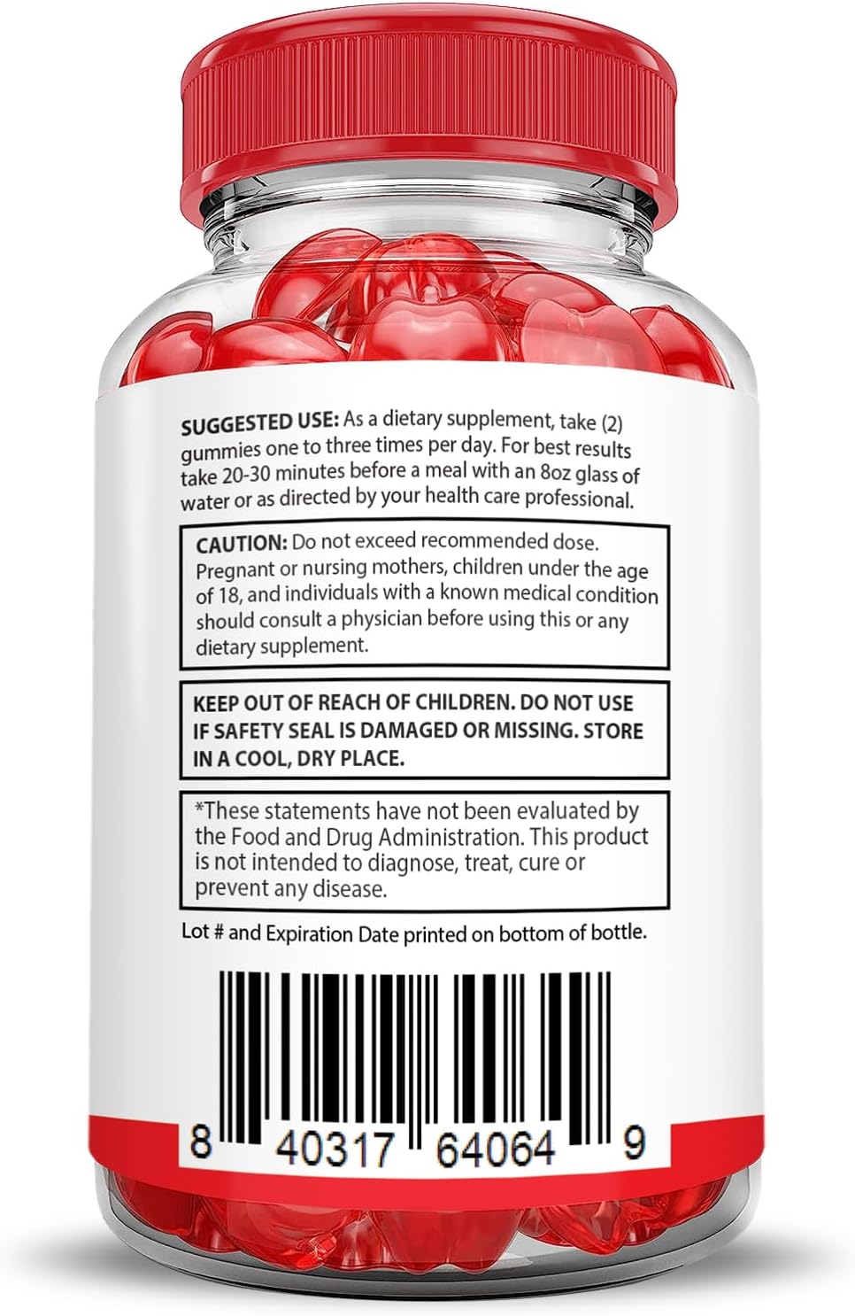 Justified Laboratories Vital Pump XL Extreme 2000MG Performance Gummies (Pack de 5, 300 Gomitas)