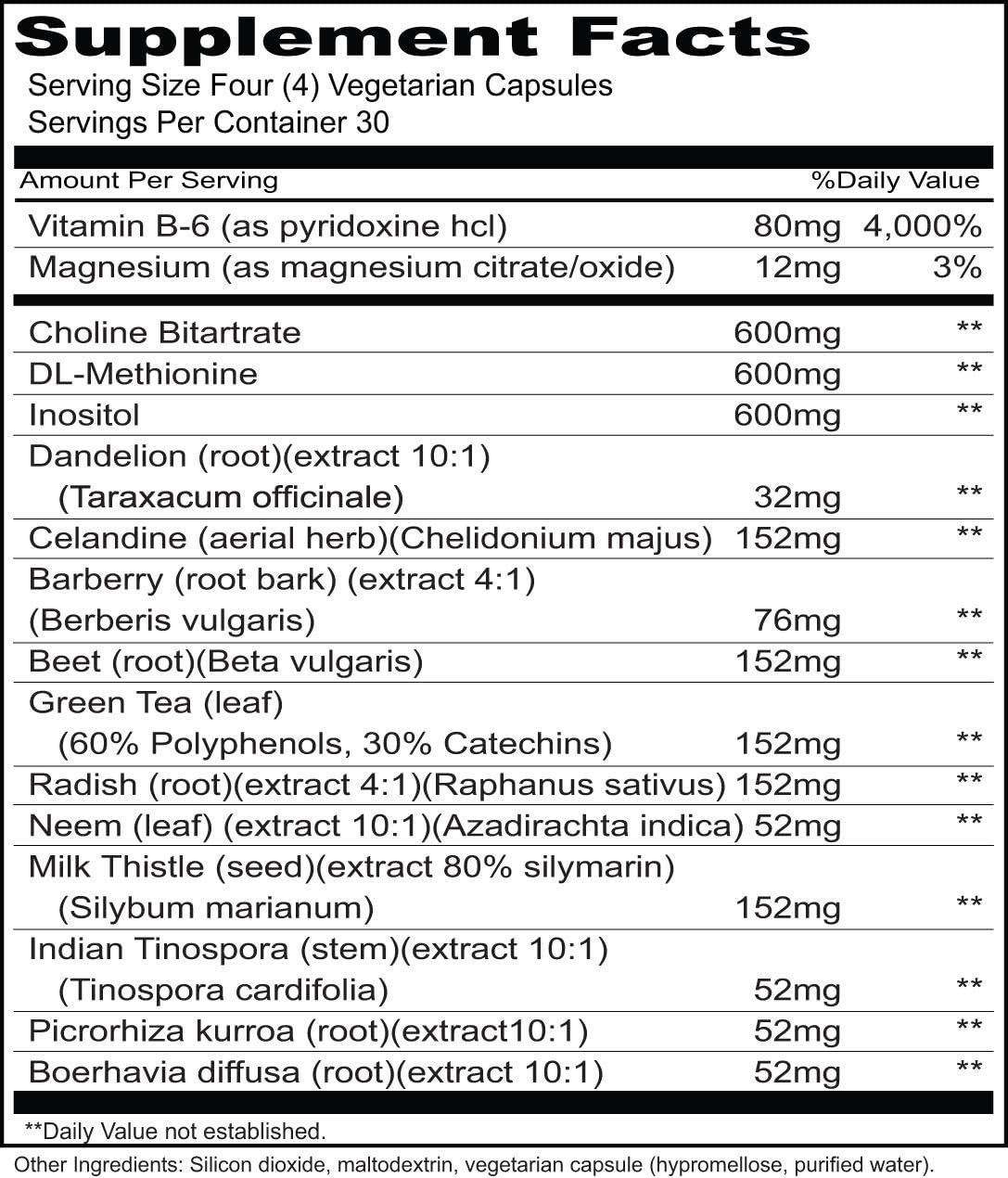 Lipo Priority 120 Vegetable Capsules - Liver Support with Ayurvedic Herbs