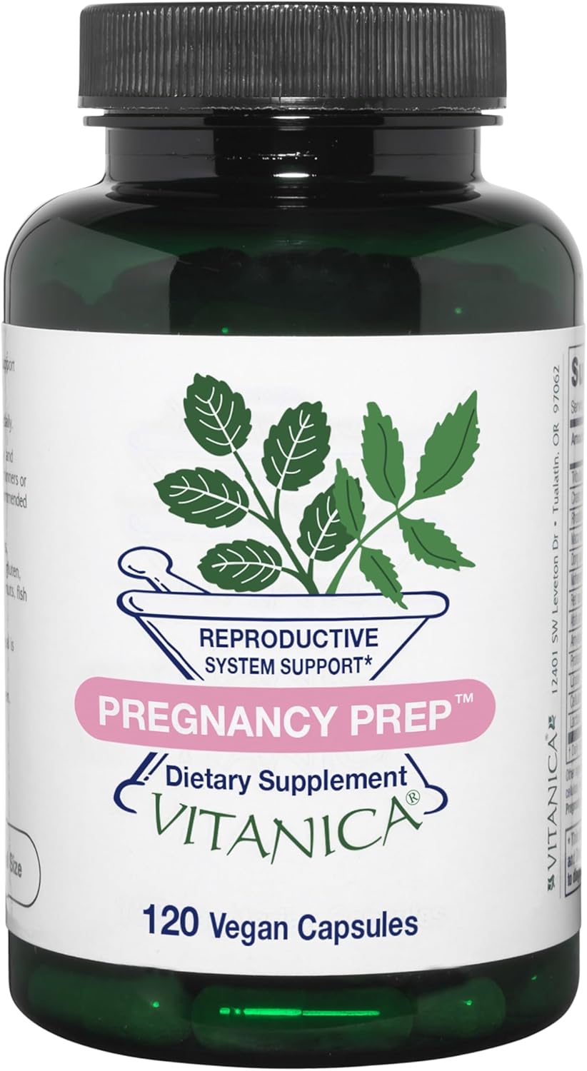 Vitanica Pregnancy Prep: Reproductive System Support, Vegan, 120 Capsules