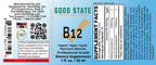 Good State Ionic B12 - Suplemento Líquido de Vitamina B12 - 1 Onza (30 ml) - Vegano y Sin Gluten