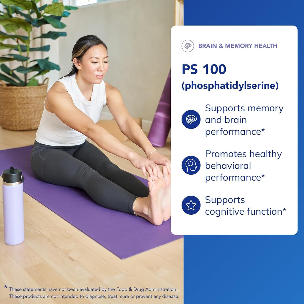 PS 100 - Phosphatidylserine - 60 Capsules - Pure Encapsulations