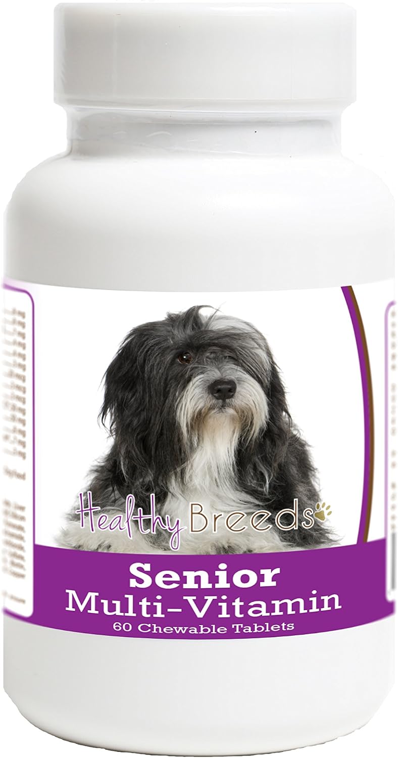 Healthy Breeds Multivitamínico para Perros Senior Lhasa Apso 60 Comprimidos