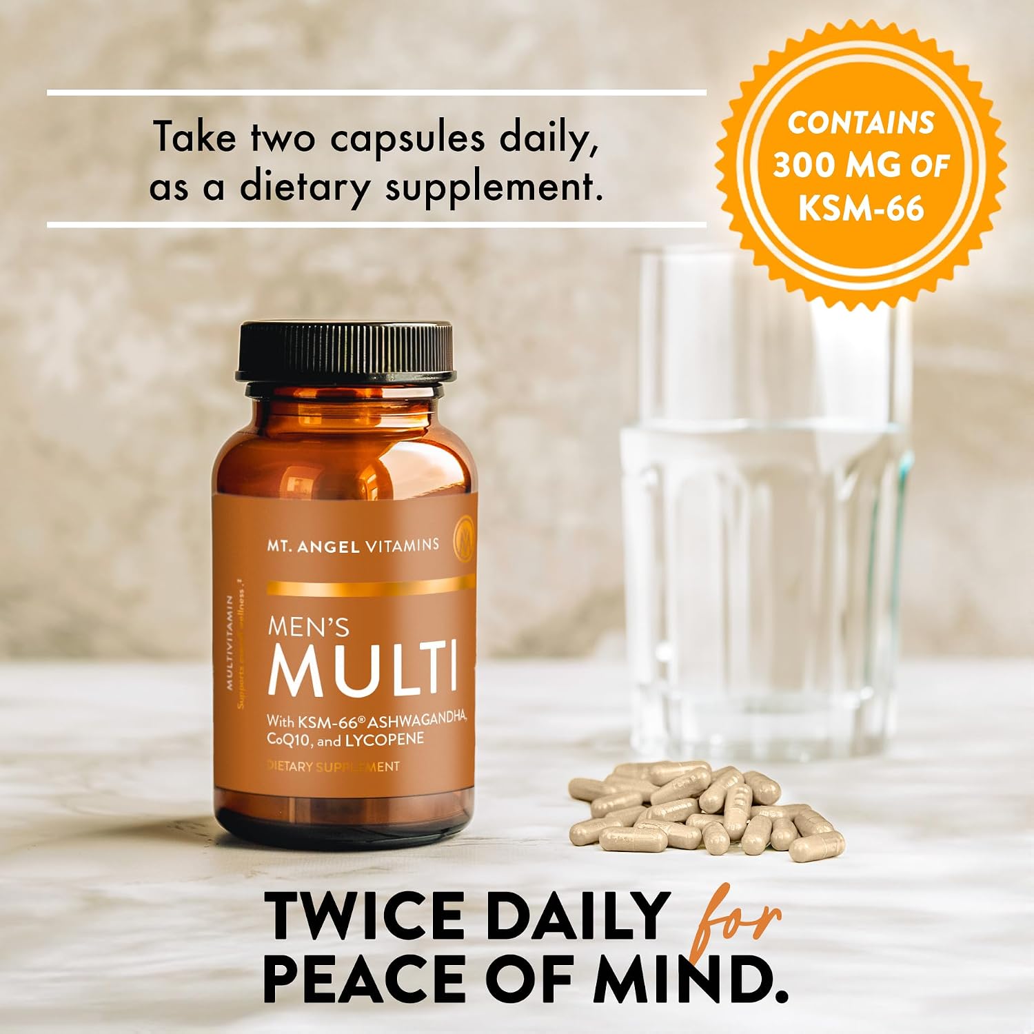 Mt. Angel Vitamins Multivitamínico para Hombres
