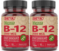 DEVA Vitaminas B12 Veganas, 2500 mcg Metilcobalamina, Comprimidos Sublinguales de Disolución Rápida, 90 Unidades (Paquete de 2)