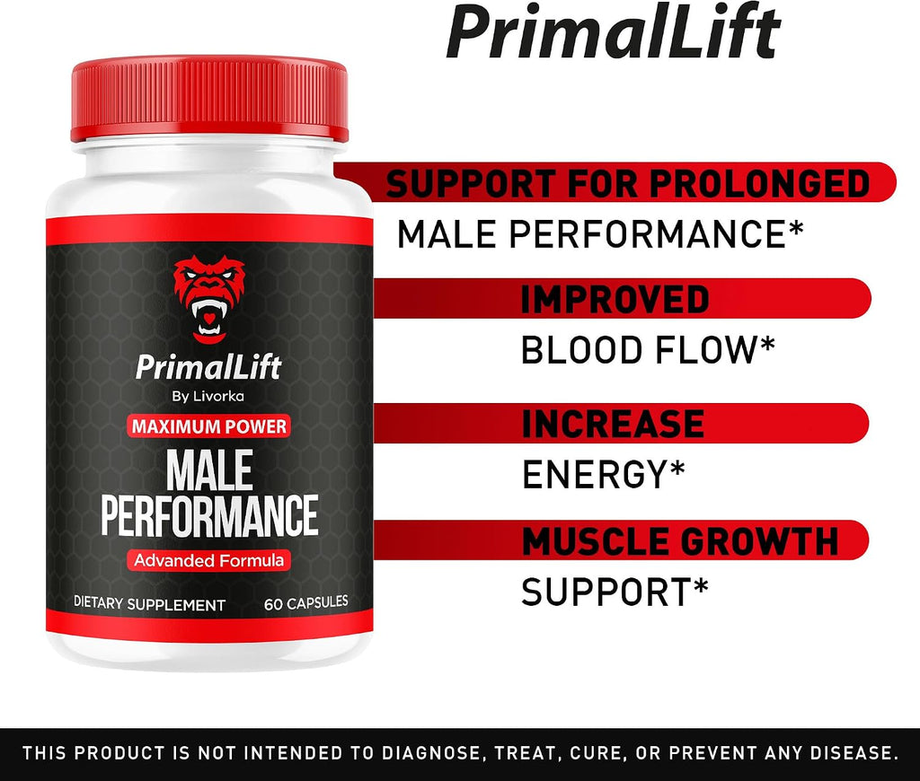 Primal Lift for Men - Complemento Multivitamínico - 5 Pack, 300 Cápsulas