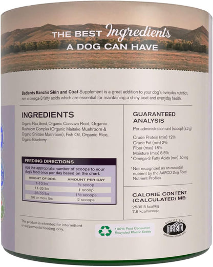 Badlands Ranch - Suplemento para Piel y – Linaza: Fuente de omega-3 y fibra, contribuye a un pelaje suave y – Image 2