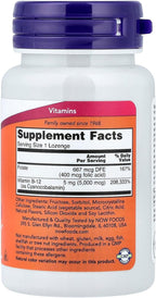 NOW B-12 5,000 mcg Comprimidos, 60 uds