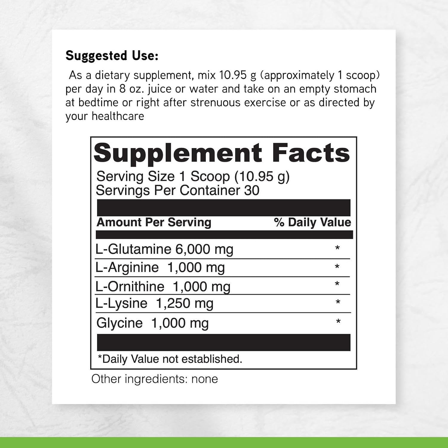 DAVINCI Labs Maxi-HGH - Suplemento de Aminoácidos, 328.5 g en Polvo