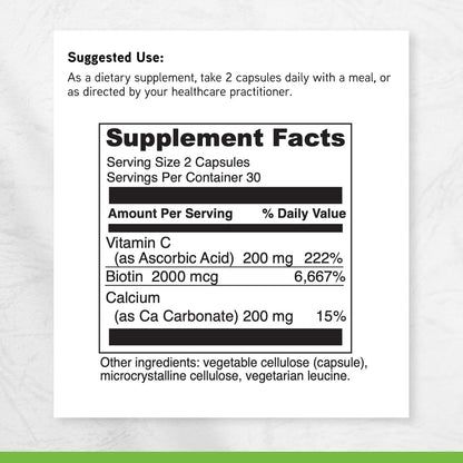 DAVINCI Labs Biotina – Suplemento con – La biotina contribuye al metabolismo energético normal. – Image 6