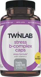 Twinlab Stress B-Complex - Complejo B con Vitaminas B12 y B6 - 250 Cápsulas