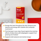 True Energy, Apoya la Producción de Energía y la Resistencia, 50 Cápsulas Veganas