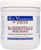 Rx Vitamins Essentials for Dogs - Multivitamínico y Minerales para Perros - con Spirulina Azul, Algas Kelp y Cardo Mariano - Polvo Completo de Vitaminas y Minerales - 227 g (8 oz)