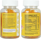 Aromlife Fibro Inositol Gummies - Gominolas de Inositol con Folato y Vitaminas B6 y B12, 60 Gominolas Sabor Naranja para Mujeres
