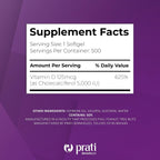 Prati Donaduzzi Vitamina D3 5,000 UI (125 mcg) Softgels - 500 Cápsulas
