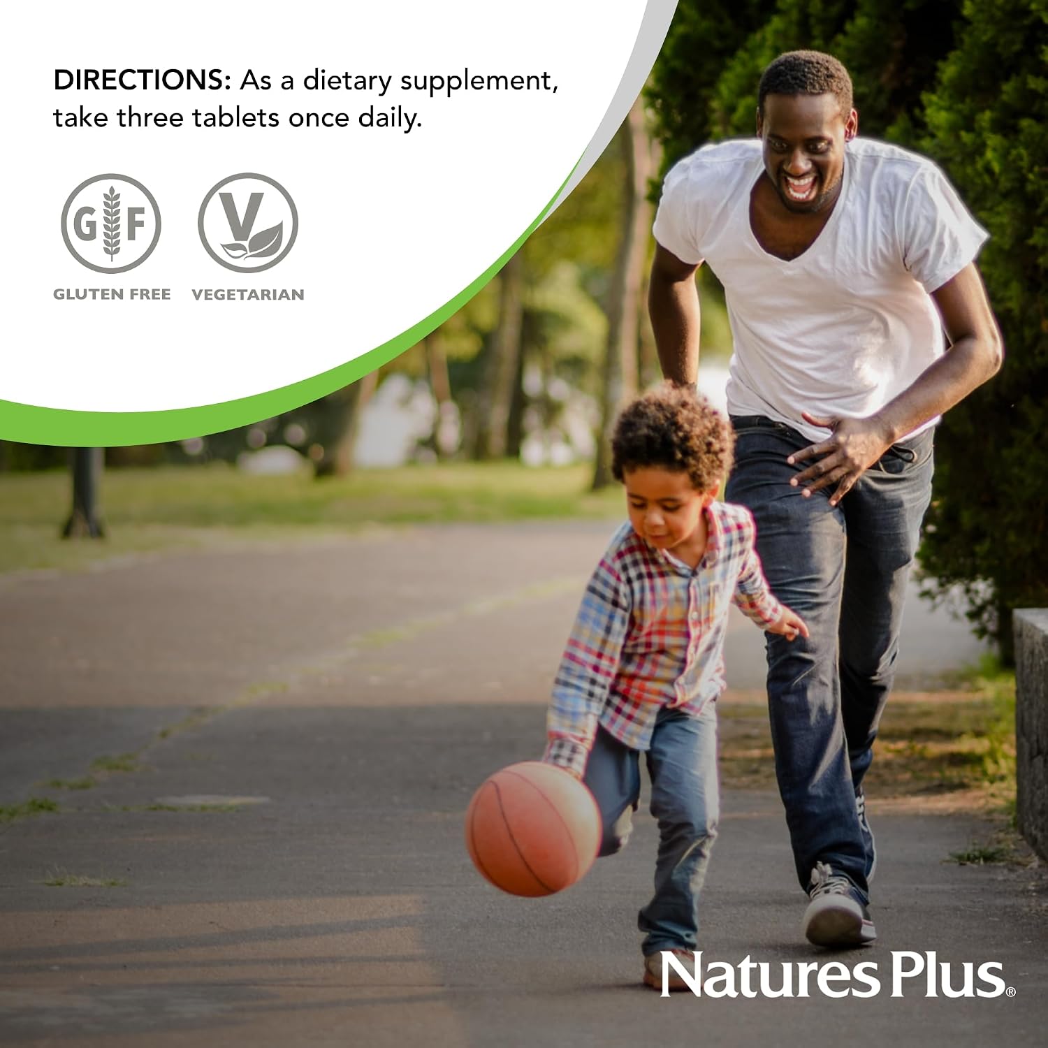 NaturesPlus Ultra Source of Life No-Iron Multivitamin - 180 Comprimidos - Sin Hierro con Luteína y Vitamina D3