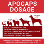 Apocaps CX Apoptogen Formula para Perros - Cardo Mariano y Cúrcuma - 90 Cápsulas