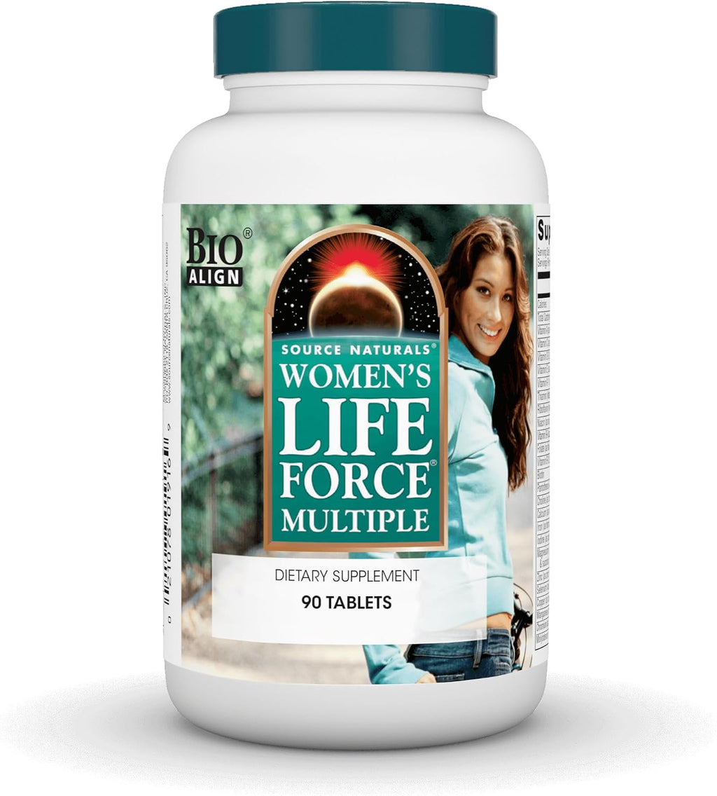 Source Naturals Women's Life Force Multiple – Multivitamínico diario para mujeres – 90 comprimidos