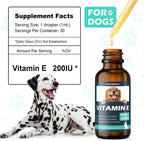 Aceite de Vitamina E para Perros - 30 ml - Apoyo para Piel, Pelaje e Inmunidad