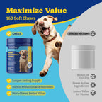 YoYoBay Probiotics for Dogs - 6 Billion CFUs, Dog Probiotics with Prebiotics & Digestive Enzymes for Gut, Immune & Skin Health - Turkey & Pumpkin Flavor, 180 Soft Chews