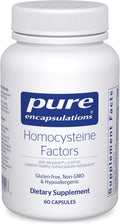 Pure Encapsulations Homocysteine Factors - 60 Cápsulas - Suplemento para el Metabolismo de la Homocisteína
