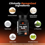 The New Man Brain Supplement for Memory and Focus - 90 Cápsulas