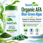 TROYA Sani Cells Cápsulas de Alga AFA Orgánica