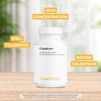 Supersmart Colostrum 1000 mg - 30% IgG - 60 Cápsulas Gastrorresistentes
