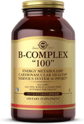 Solgar B-Complex '100' - 250 Cápsulas Vegetales - Complejo B para Energía y Sistema Nervioso