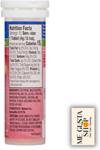 Glucose Tablets Relion - Pack de 2 Sabores Naranja y Ponche de Frutas (20 Comprimidos) - Incluye Pegatina Me Gustas