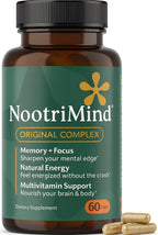 Nootrimind Complex 40 en 1 - Suplemento Nootrópico con Bacopa, DMAE y B12 para Memoria y Enfoque