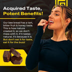 Spartan Bee Bread Chewables – Multivitamínico Natural de Pan de Abeja, Polen, Propóleo y Jalea Real